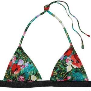 Victorias Secret Swim Bling Shine Strap Triangle Bikini Top XXL